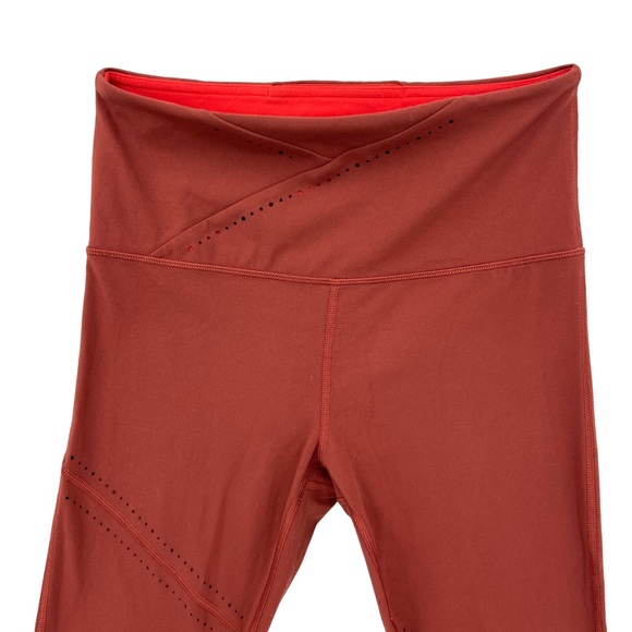 ATHLETA Leggings It's a Wrap 7/8 Tight Yoga Workout Orange 566805 - Picture 3 of 9